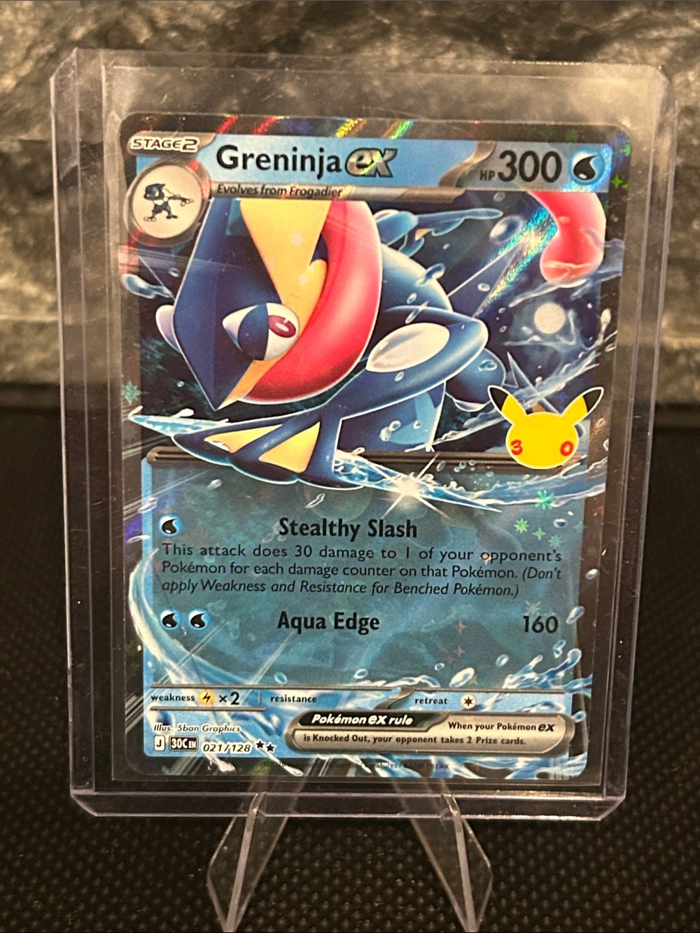 Pokemon Greninja EX 021/128 30th Anniversary Celebrations Collection Holo M/NM